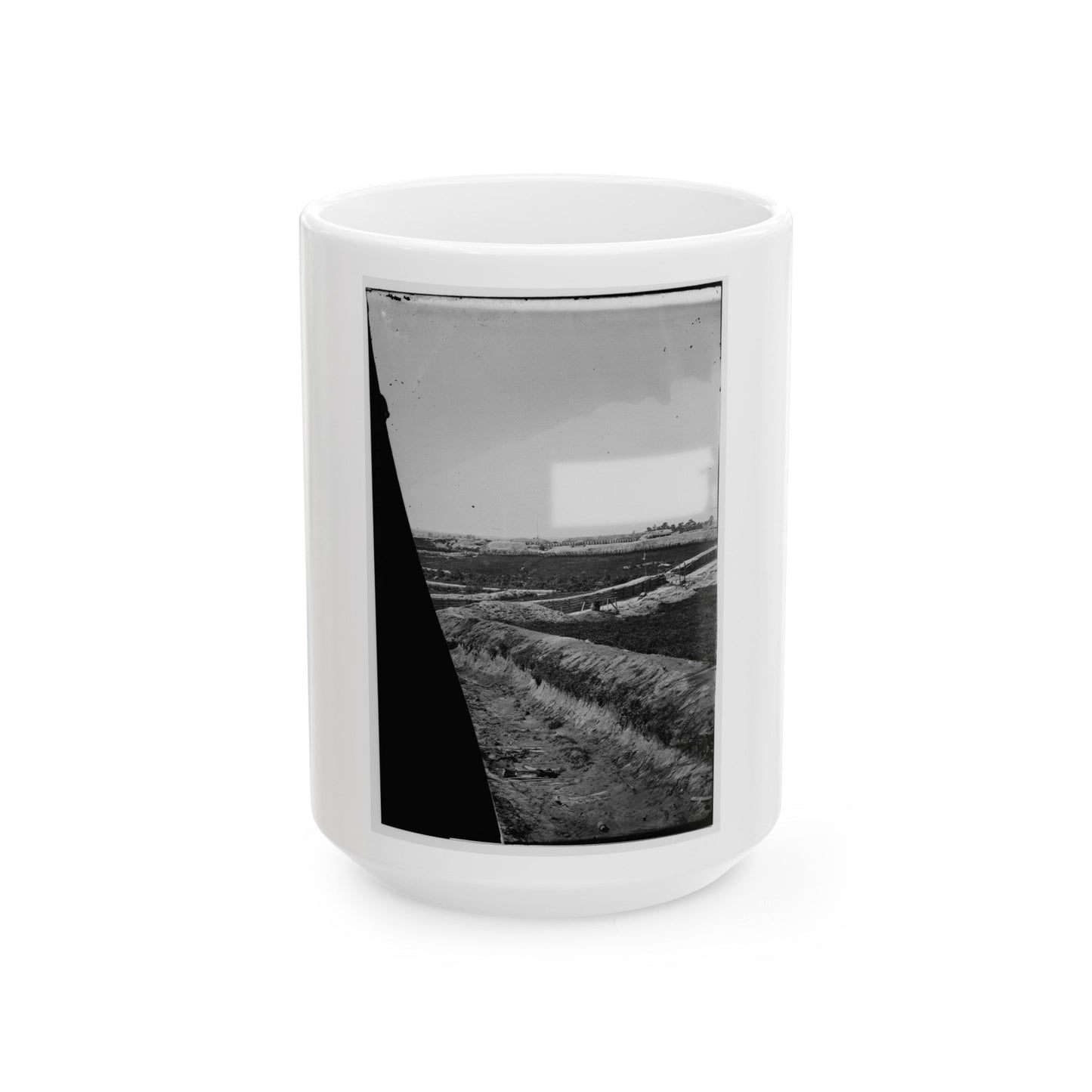 Untitled 004(2) (U.S. Civil War) White Coffee Mug-15oz-The Sticker Space