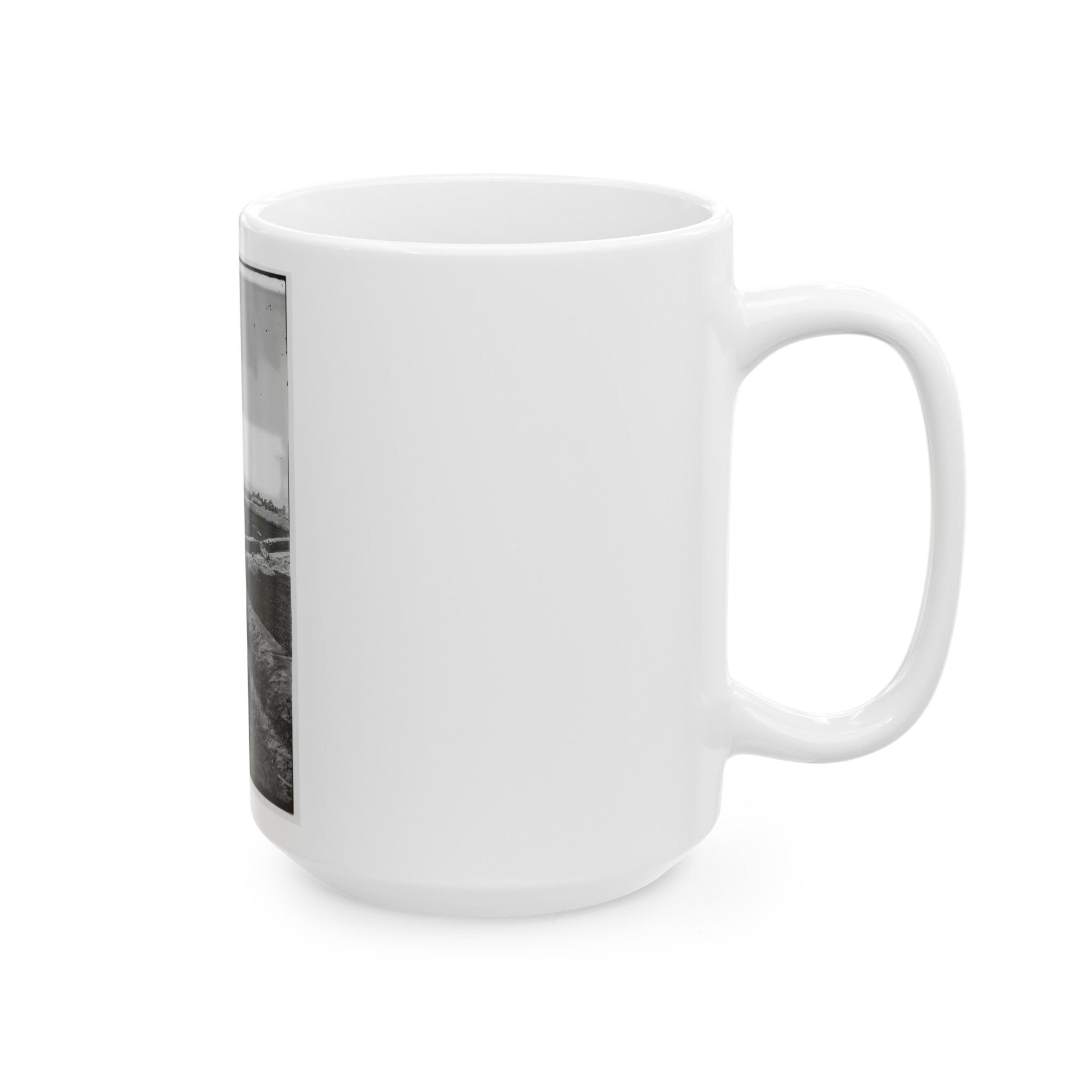 Untitled 004(2) (U.S. Civil War) White Coffee Mug-The Sticker Space