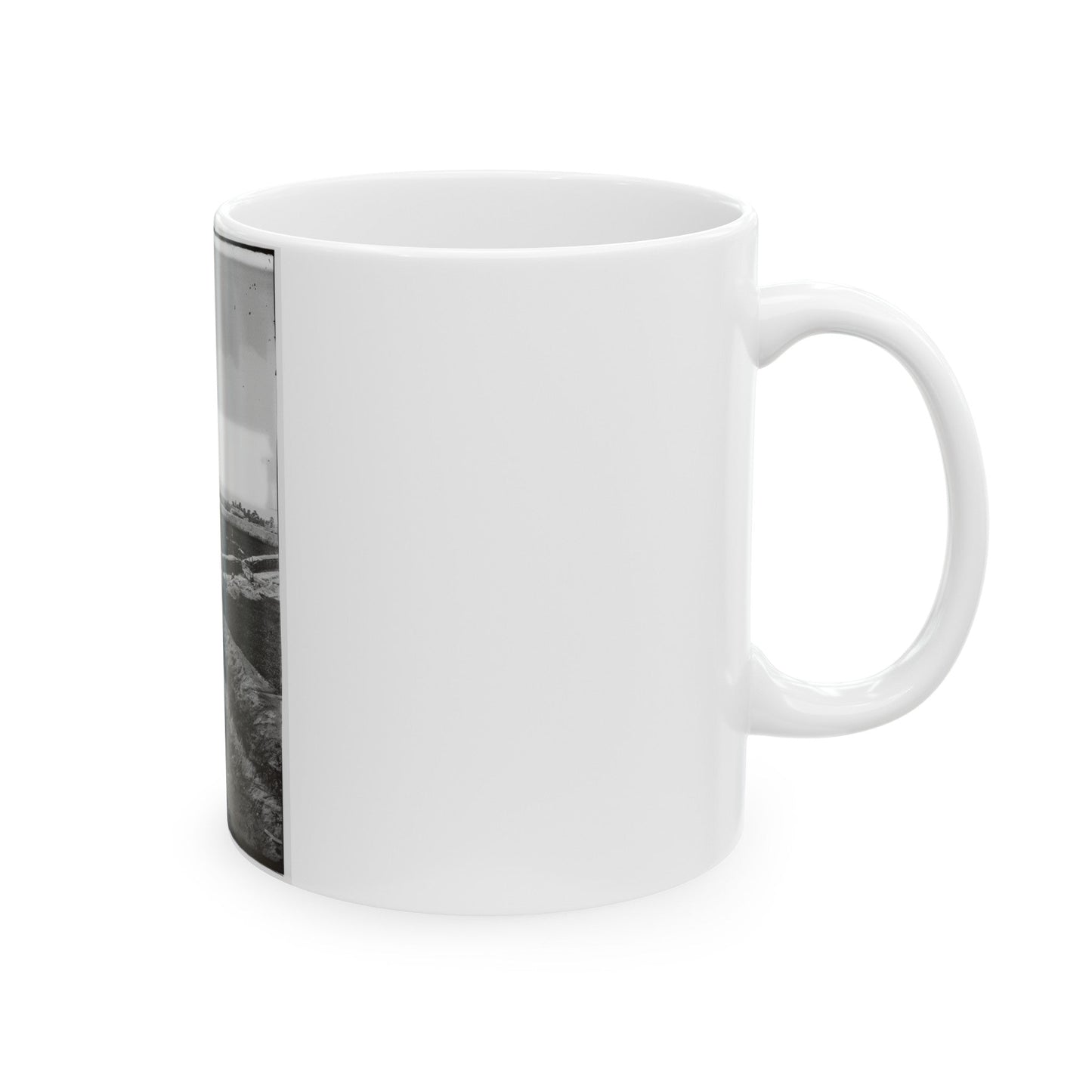 Untitled 004(2) (U.S. Civil War) White Coffee Mug-The Sticker Space