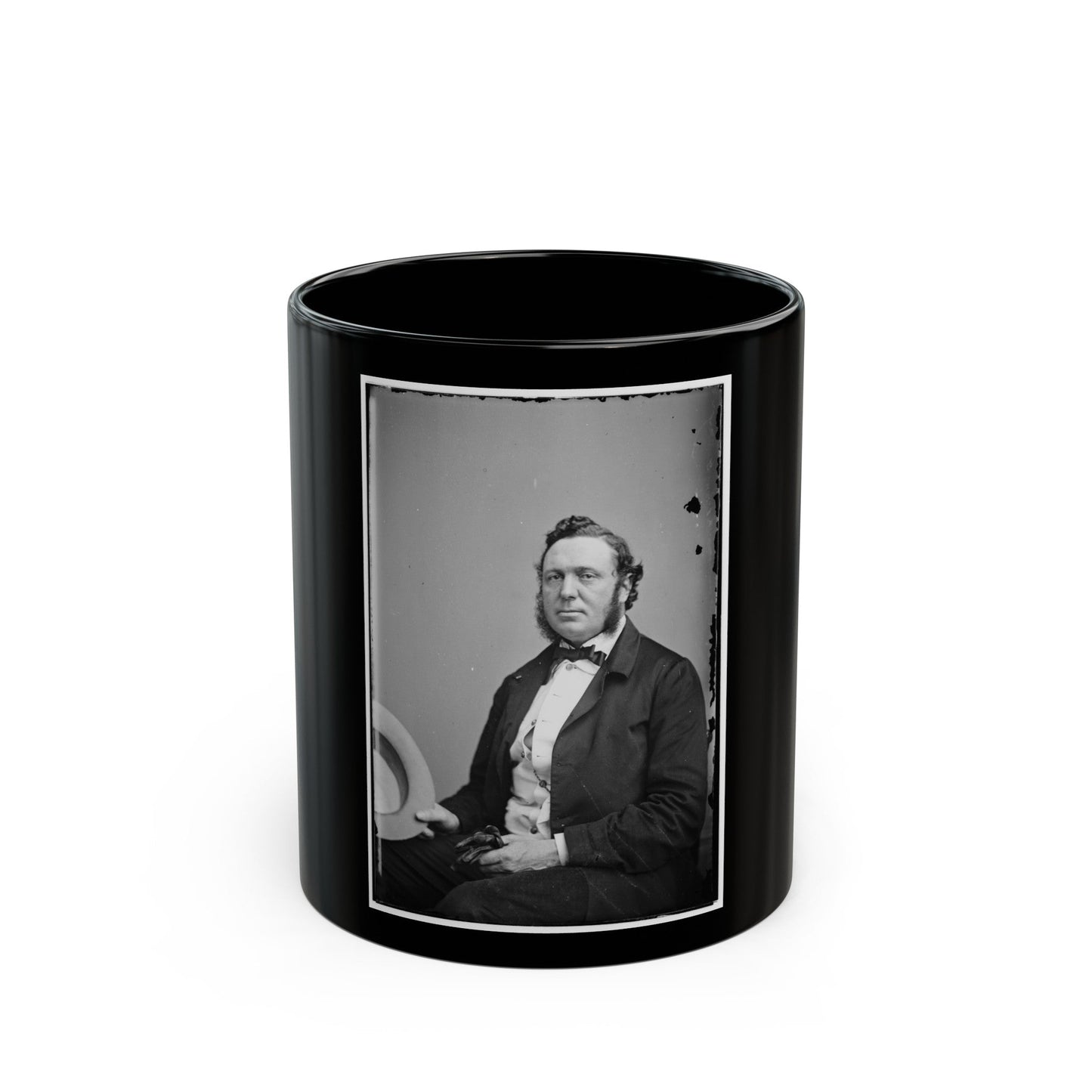 Untitled 006 (U.S. Civil War) Black Coffee Mug-11oz-The Sticker Space