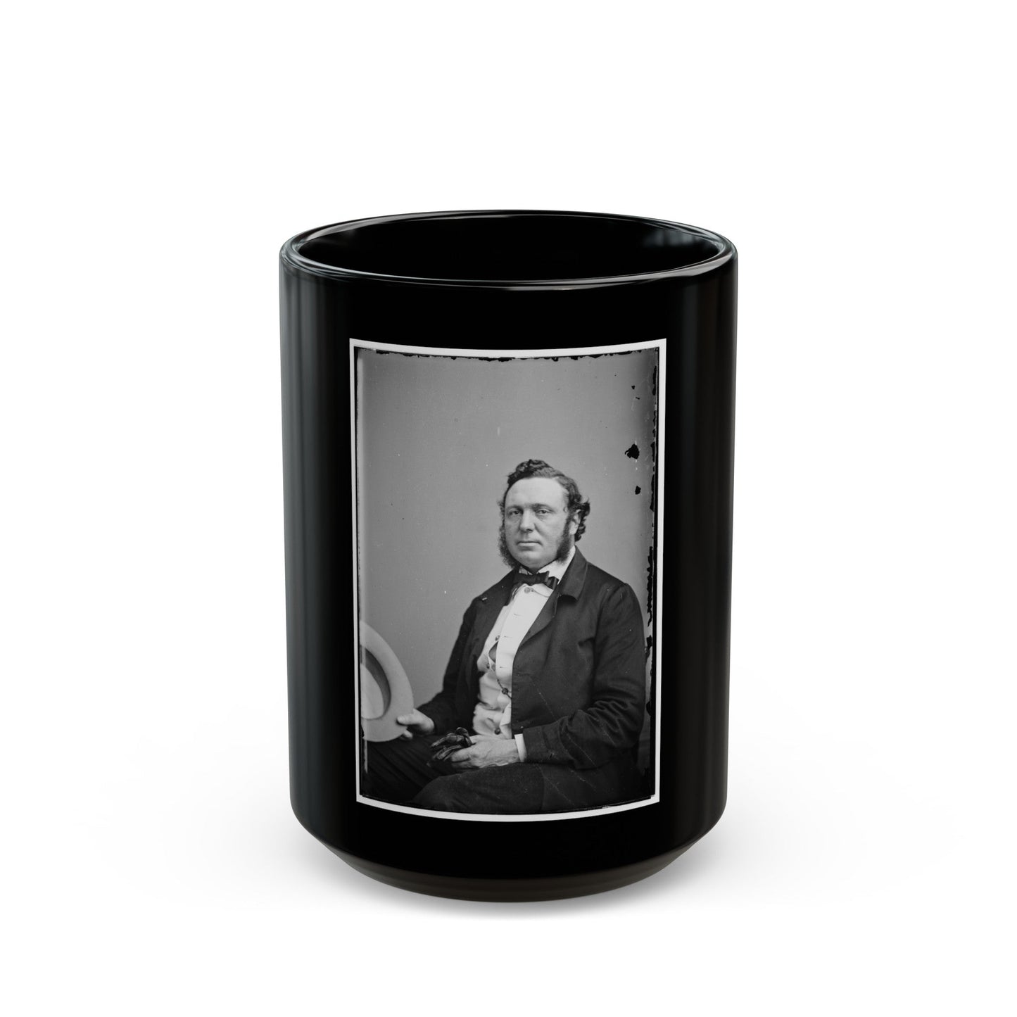 Untitled 006 (U.S. Civil War) Black Coffee Mug-15oz-The Sticker Space