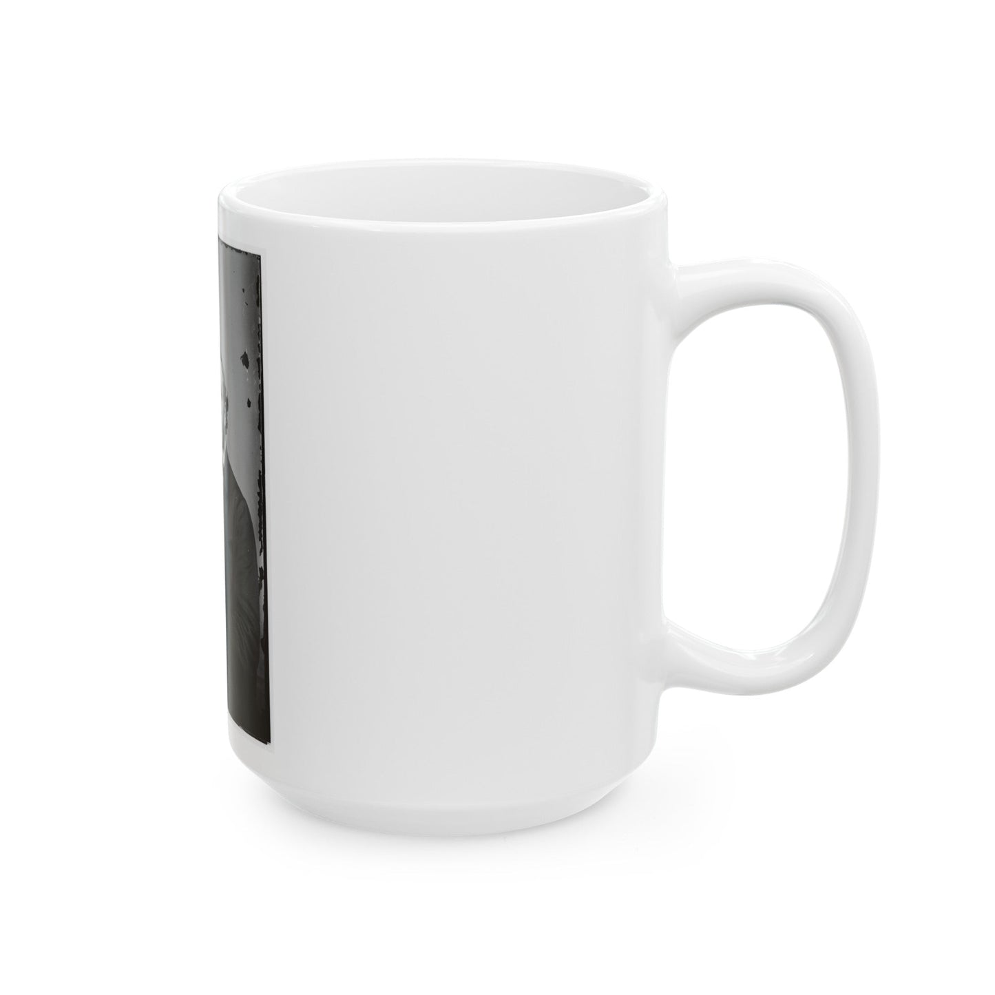 Untitled 006 (U.S. Civil War) White Coffee Mug-The Sticker Space