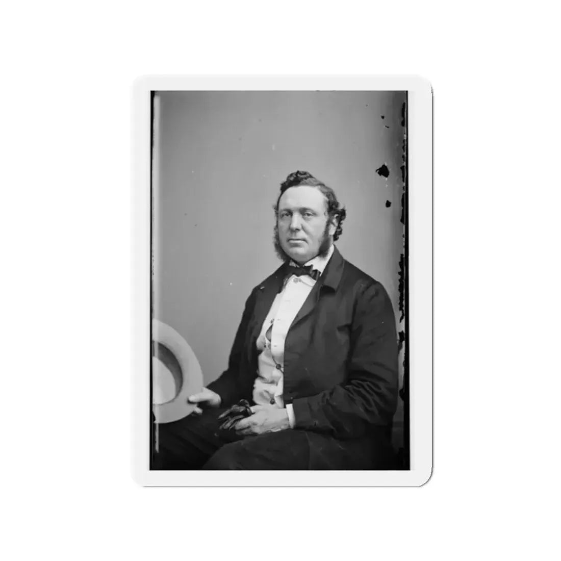 Untitled 006 (U.S. Civil War) Refrigerator Magnet 2" x 2" Die-Cut 1 pc - The Sticker Space