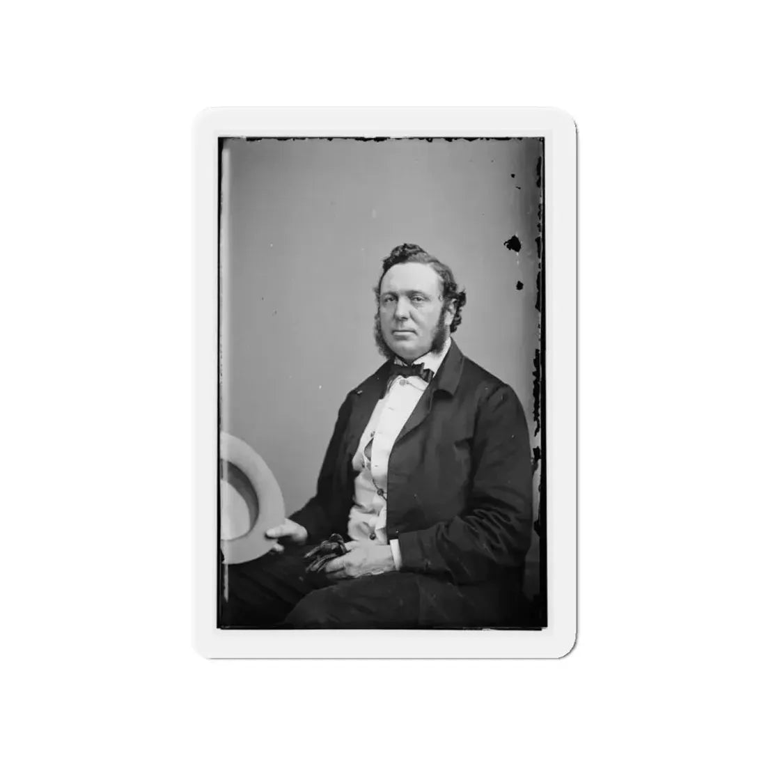 Untitled 006 (U.S. Civil War) Refrigerator Magnet 4" x 4" Die-Cut 1 pc - The Sticker Space