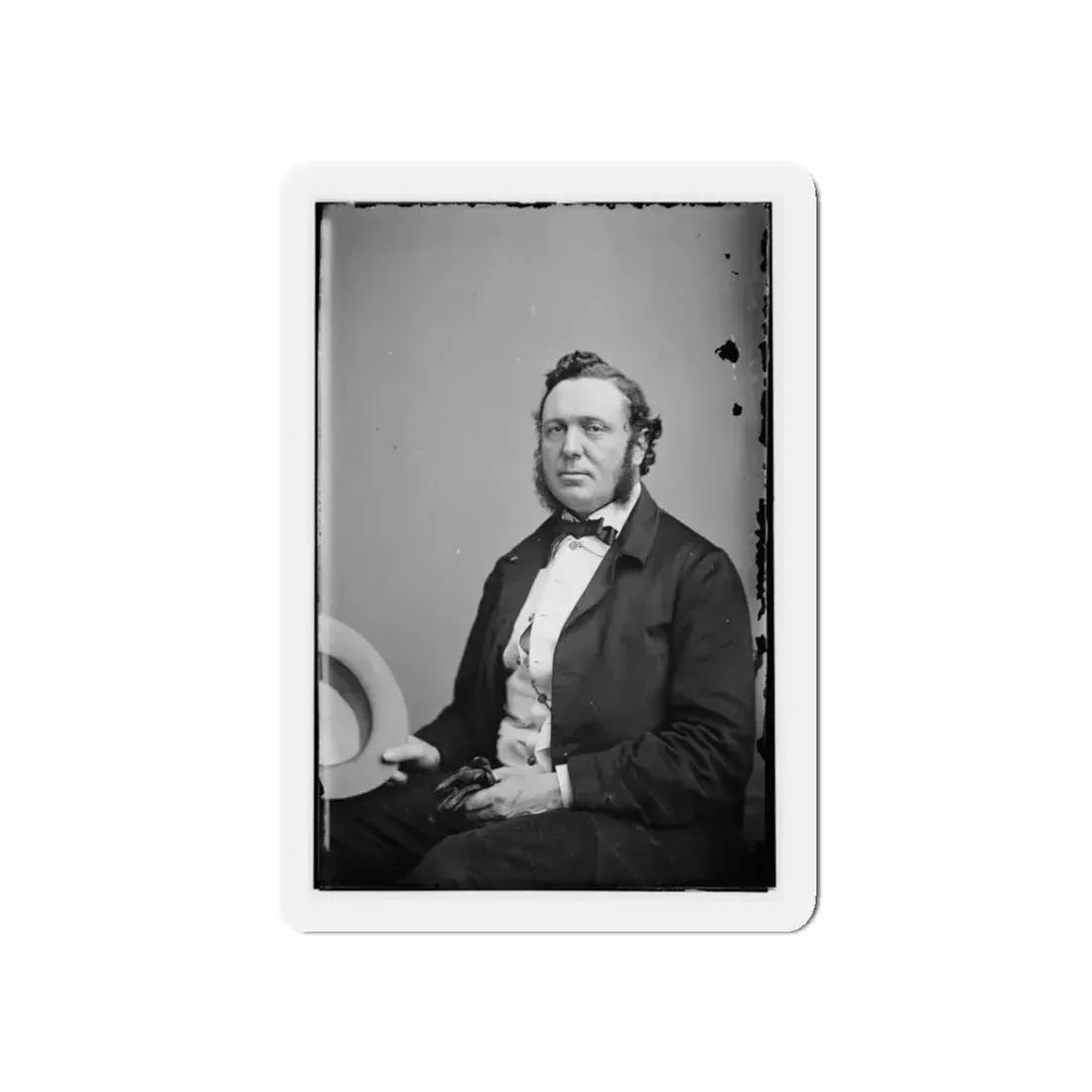 Untitled 006 (U.S. Civil War) Refrigerator Magnet 5" x 5" Die-Cut 1 pc - The Sticker Space