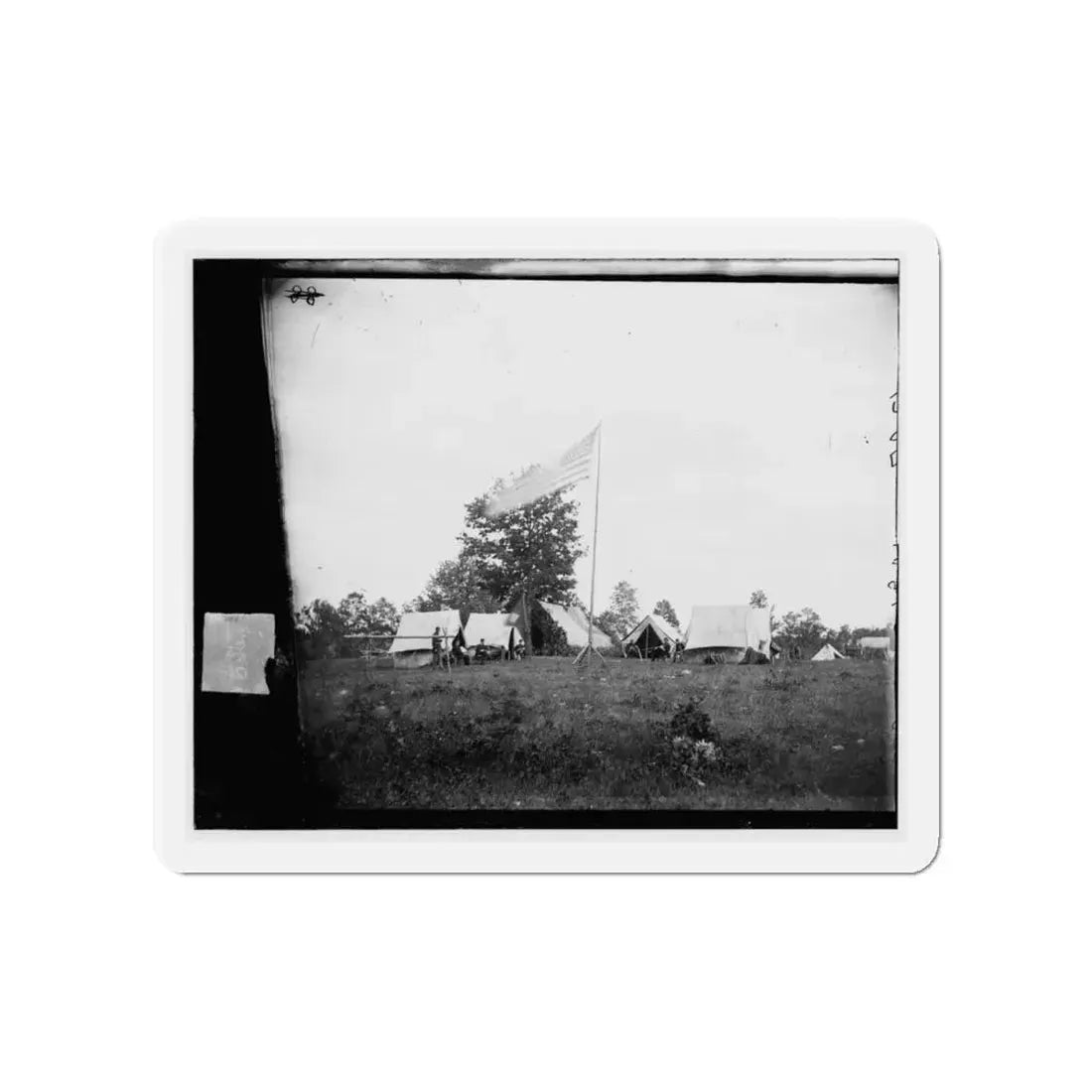 Untitled(10) (U.S. Civil War) Refrigerator Magnet 4" x 4" Die-Cut 1 pc - The Sticker Space