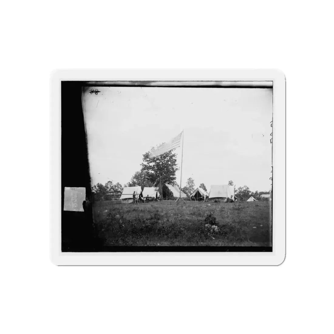 Untitled(10) (U.S. Civil War) Refrigerator Magnet 5" x 5" Die-Cut 1 pc - The Sticker Space