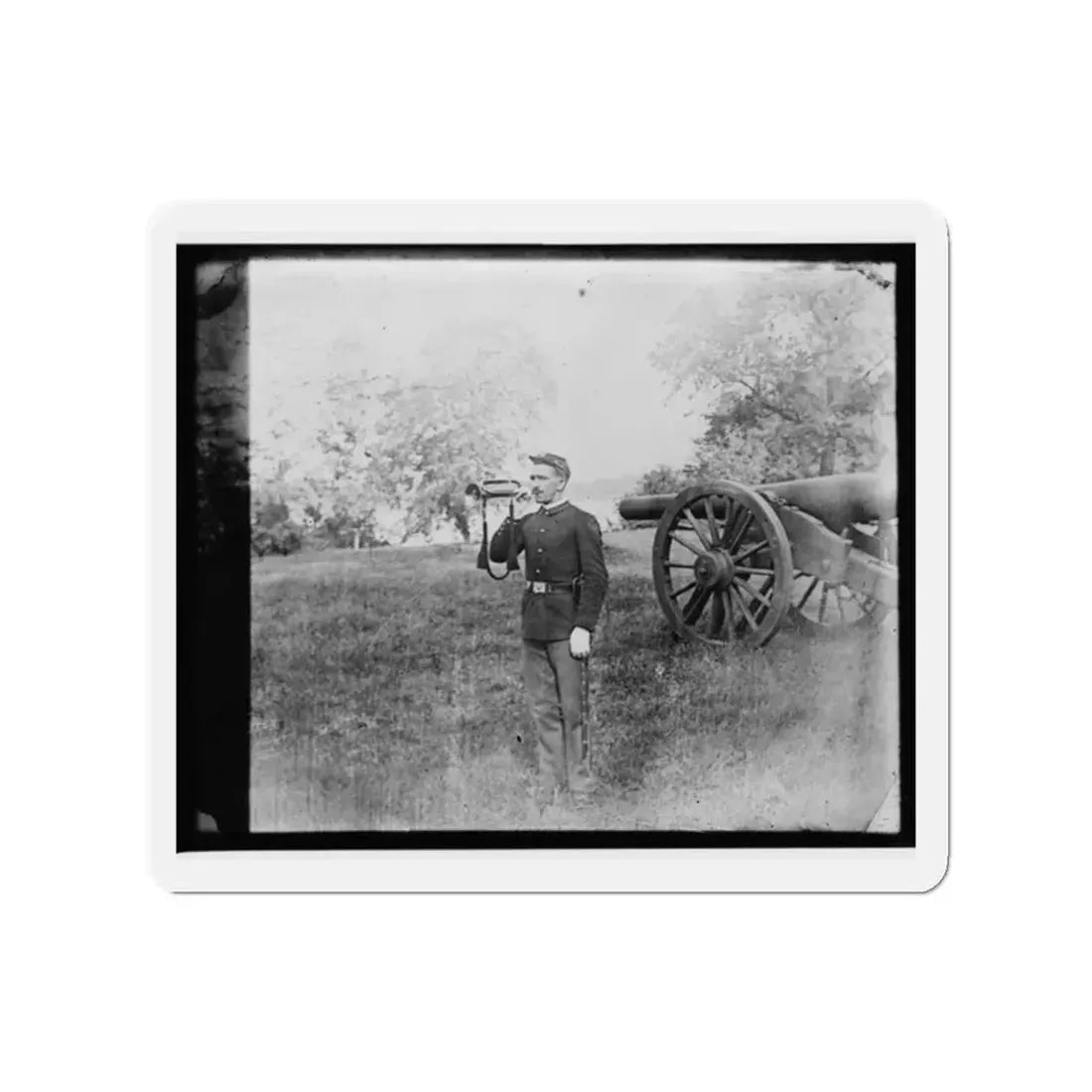 Untitled(11) (U.S. Civil War) Refrigerator Magnet 2" x 2" Die-Cut 1 pc - The Sticker Space