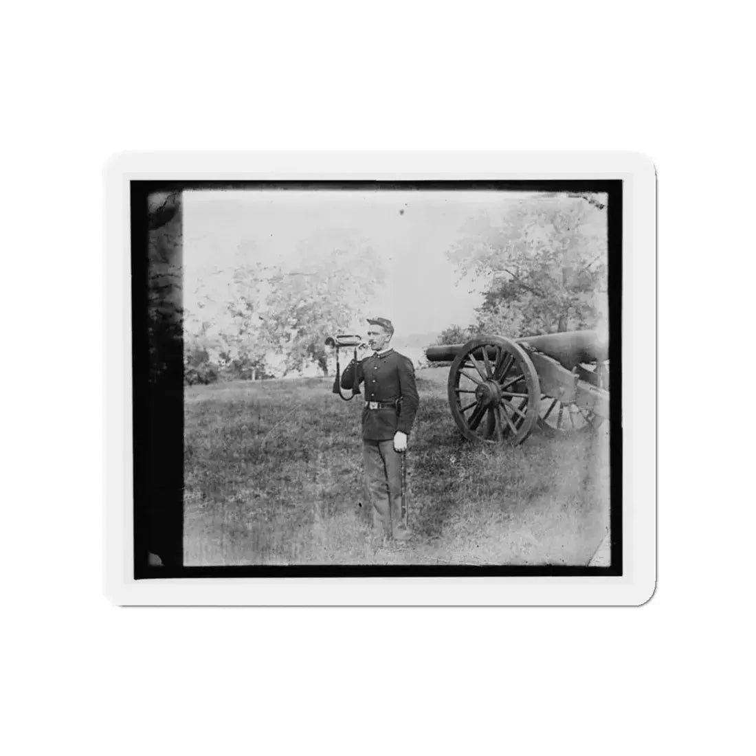 Untitled(11) (U.S. Civil War) Refrigerator Magnet 3" x 3" Die-Cut 1 pc - The Sticker Space