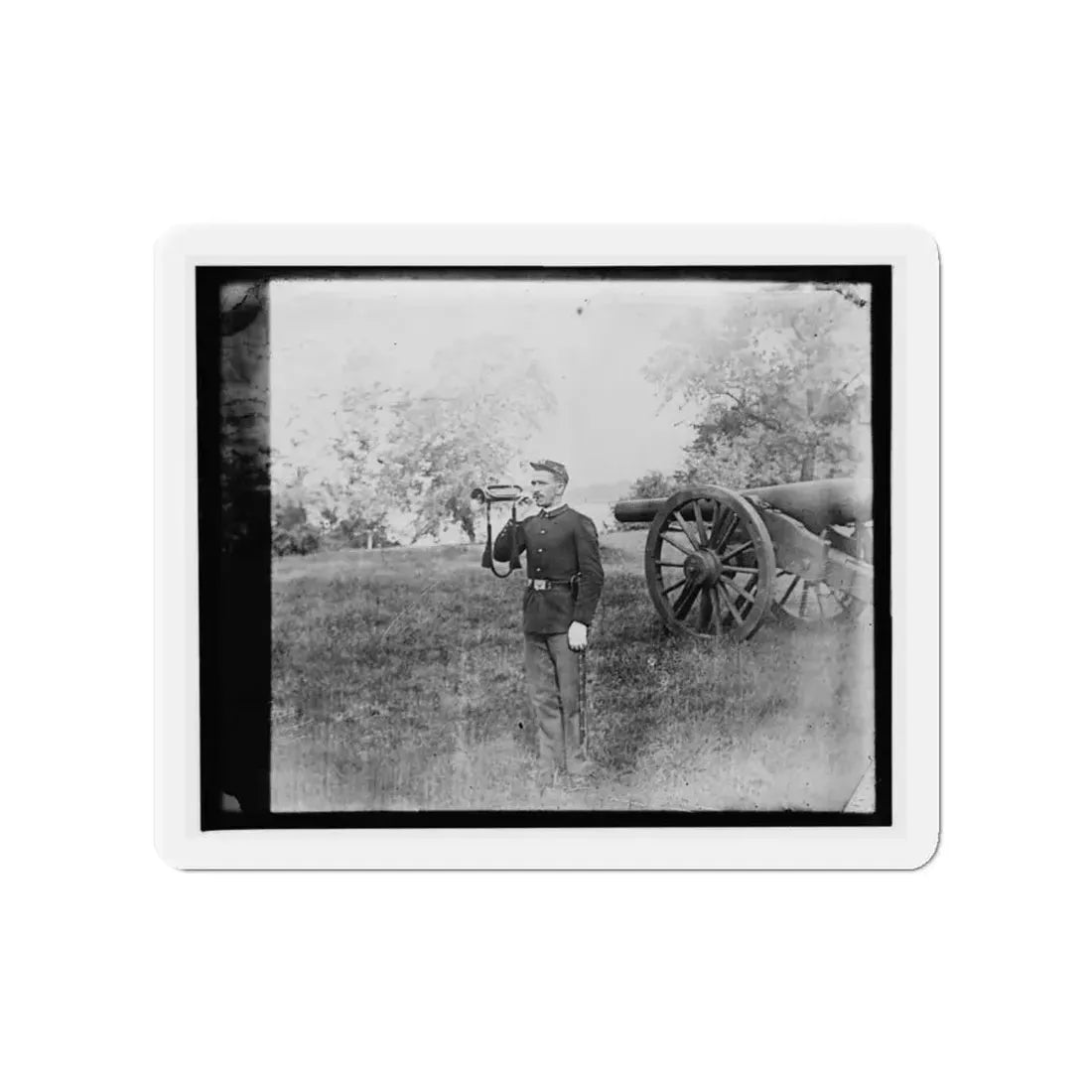 Untitled(11) (U.S. Civil War) Refrigerator Magnet 4" x 4" Die-Cut 1 pc - The Sticker Space