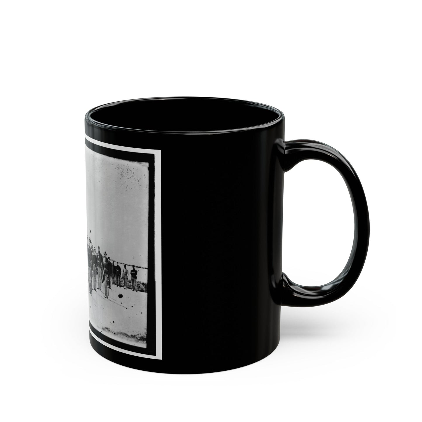 Untitled-2 (U.S. Civil War) Black Coffee Mug-The Sticker Space