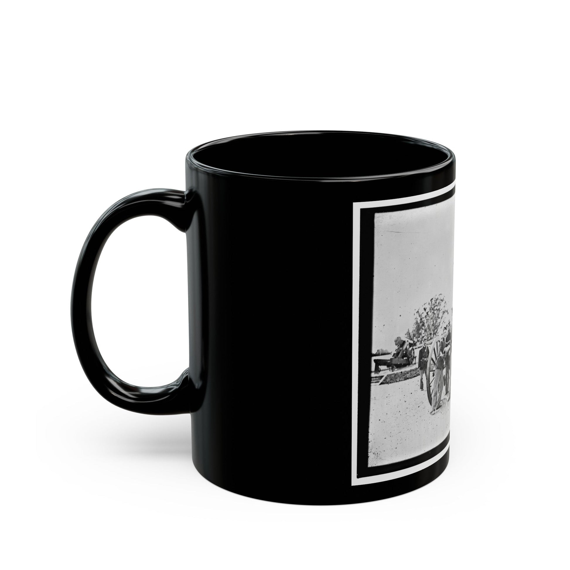 Untitled-2 (U.S. Civil War) Black Coffee Mug-The Sticker Space