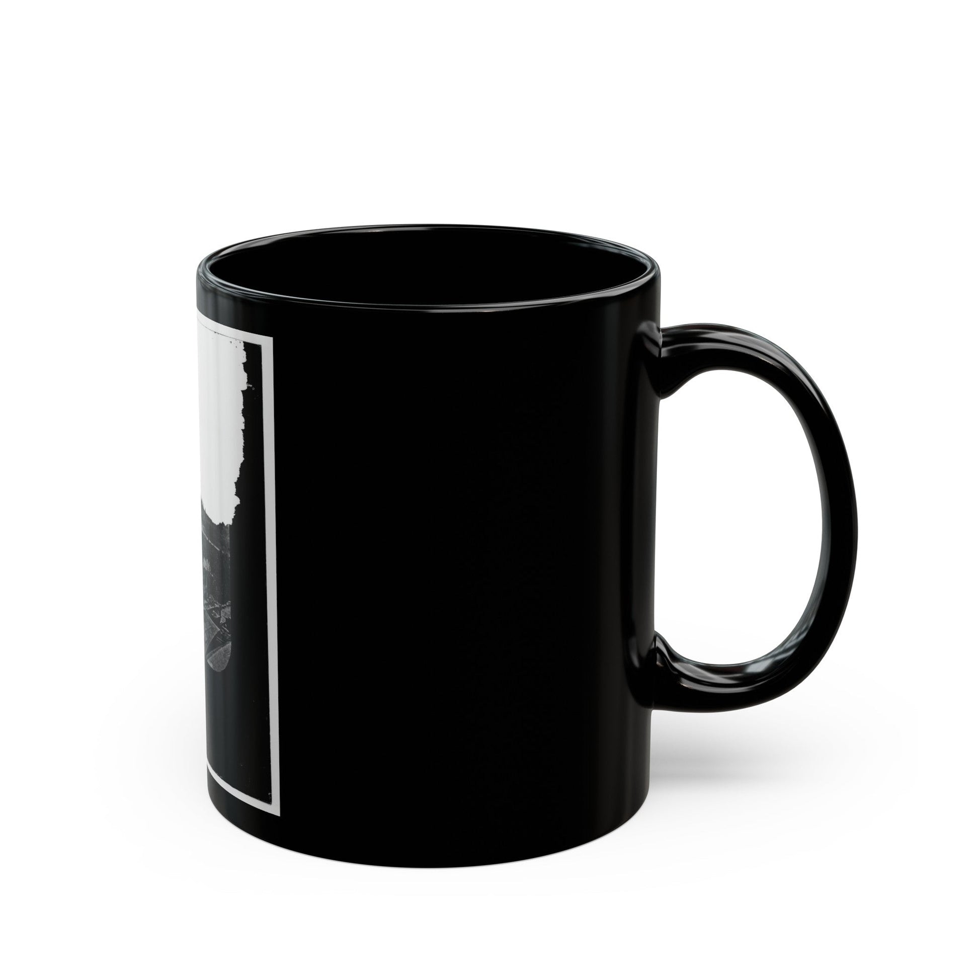 Untitled-3 (U.S. Civil War) Black Coffee Mug-The Sticker Space