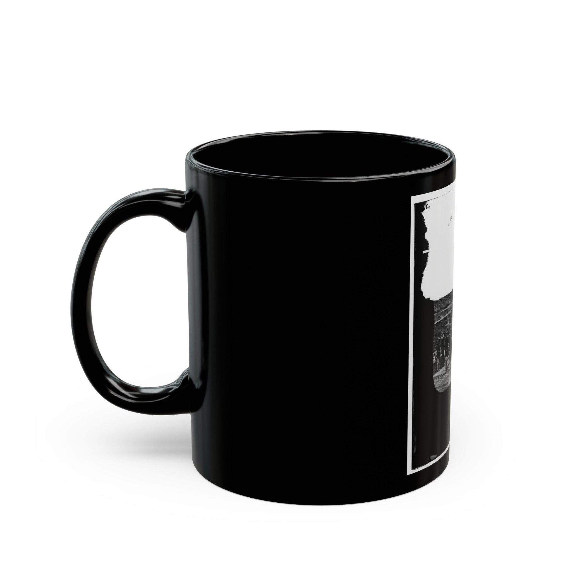 Untitled-3 (U.S. Civil War) Black Coffee Mug-The Sticker Space