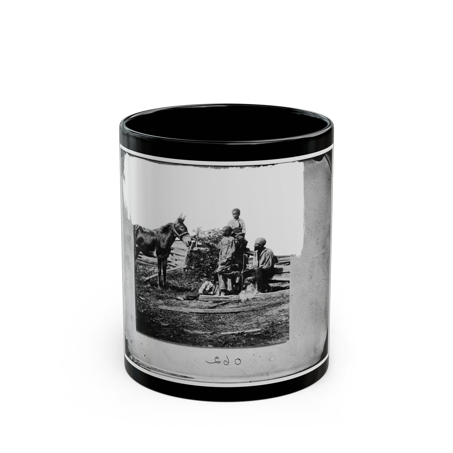 Untitled-4 (U.S. Civil War) Black Coffee Mug-11oz-The Sticker Space