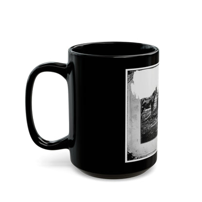 Untitled-4 (U.S. Civil War) Black Coffee Mug-The Sticker Space