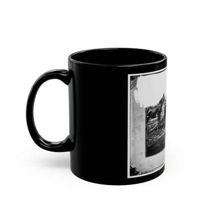 Untitled-4 (U.S. Civil War) Black Coffee Mug-The Sticker Space