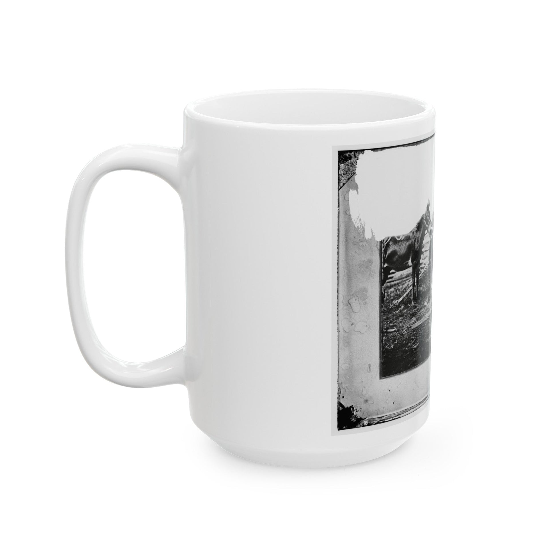 Untitled-4 (U.S. Civil War) White Coffee Mug-The Sticker Space