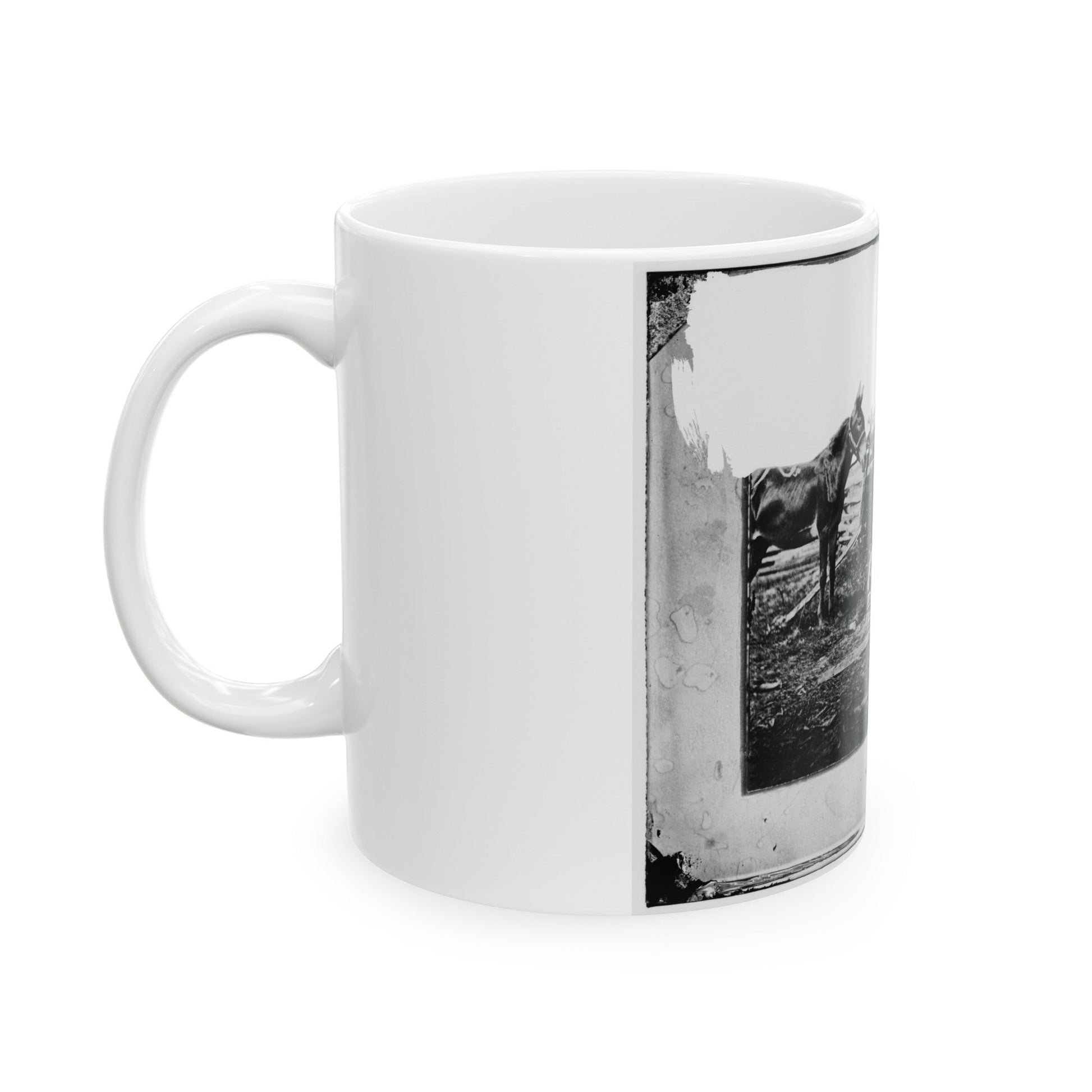 Untitled-4 (U.S. Civil War) White Coffee Mug-The Sticker Space