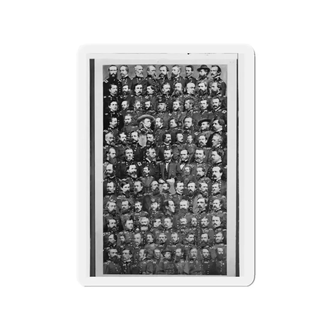 Untitled(7) (U.S. Civil War) Refrigerator Magnet 2" x 2" Die-Cut 1 pc - The Sticker Space