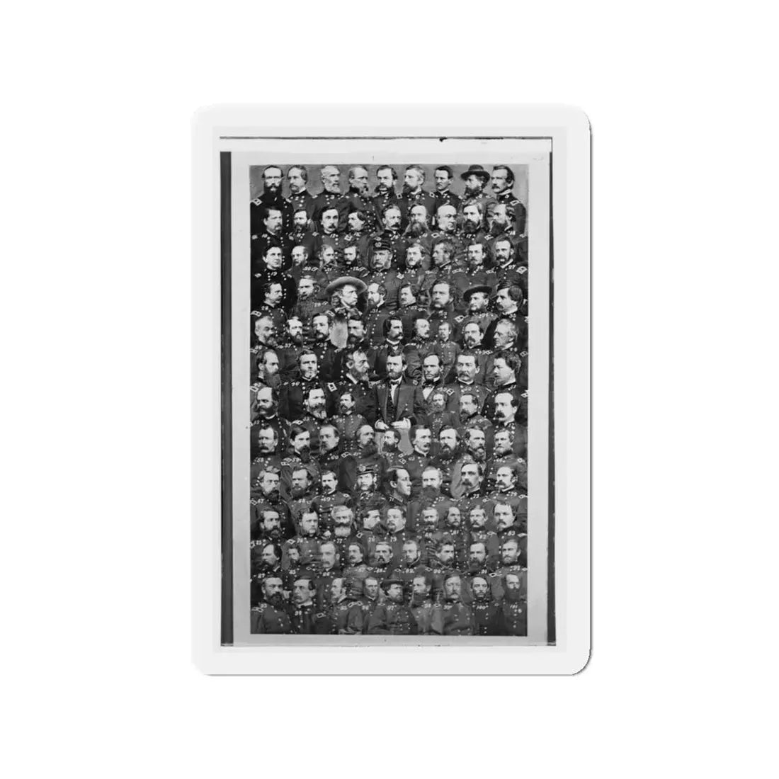 Untitled(7) (U.S. Civil War) Refrigerator Magnet 3" x 3" Die-Cut 1 pc - The Sticker Space