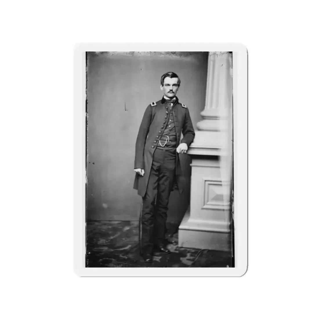 Untitled(8) (U.S. Civil War) Refrigerator Magnet 2" x 2" Die-Cut 1 pc - The Sticker Space