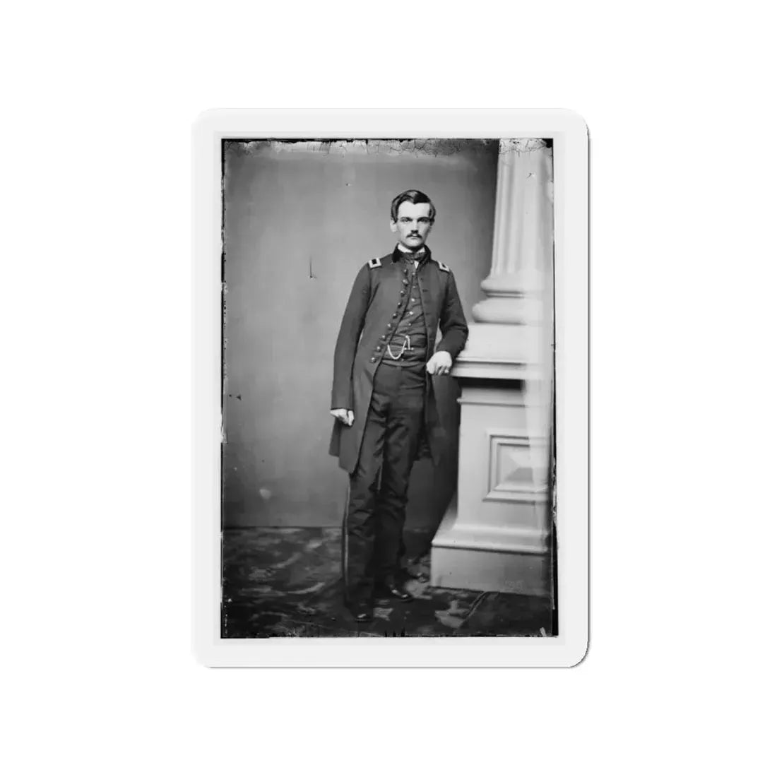 Untitled(8) (U.S. Civil War) Refrigerator Magnet 4" x 4" Die-Cut 1 pc - The Sticker Space