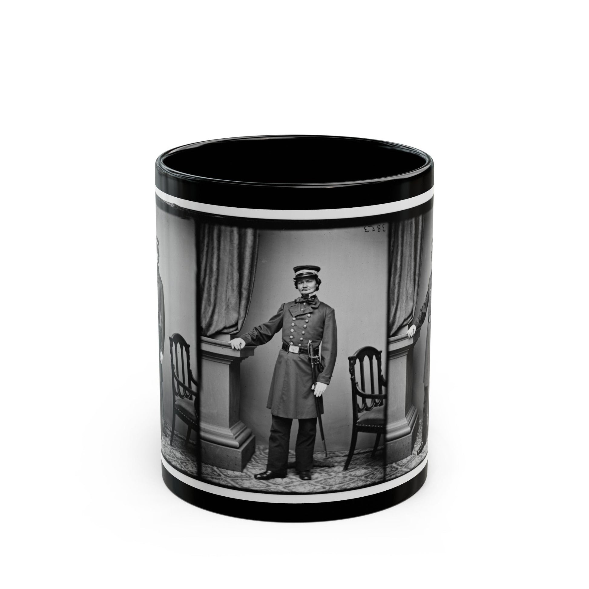 Untitled (U.S. Civil War) Black Coffee Mug-11oz-The Sticker Space