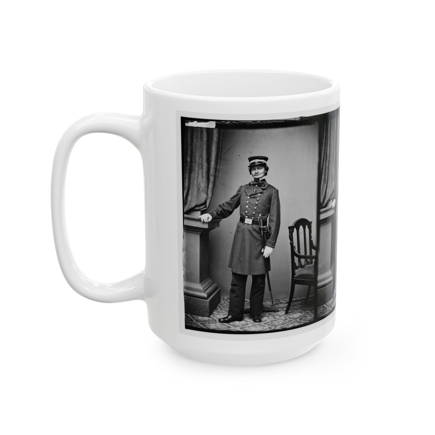 Untitled (U.S. Civil War) White Coffee Mug-The Sticker Space