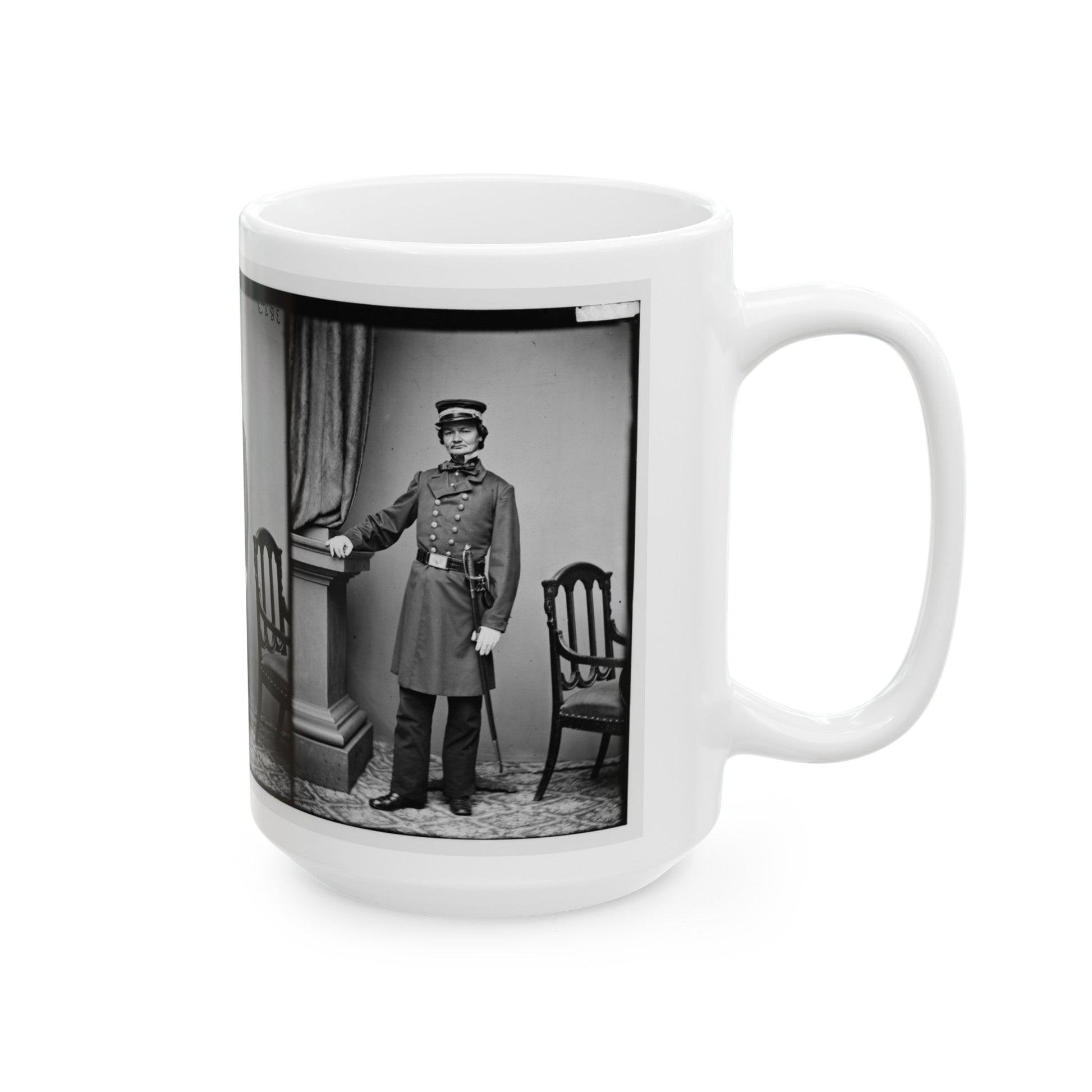 Untitled (U.S. Civil War) White Coffee Mug-The Sticker Space