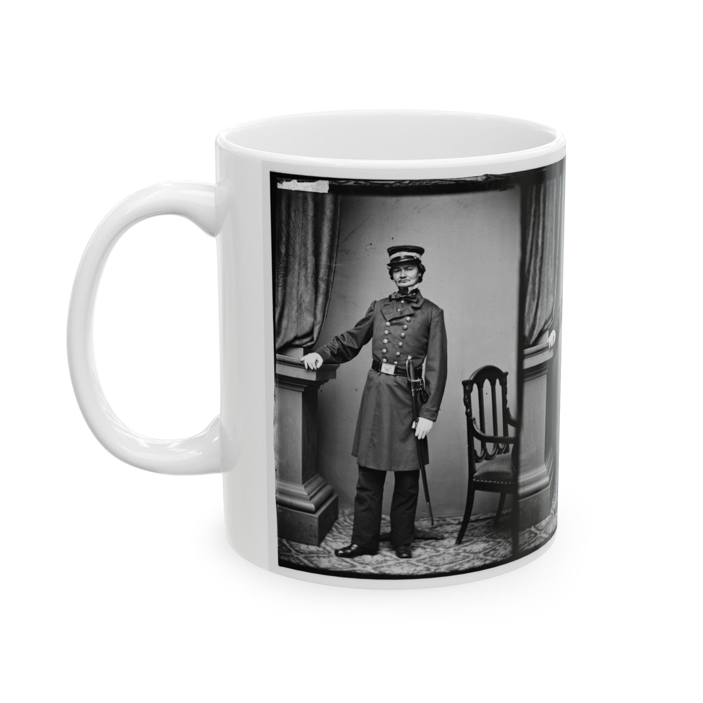 Untitled (U.S. Civil War) White Coffee Mug-The Sticker Space