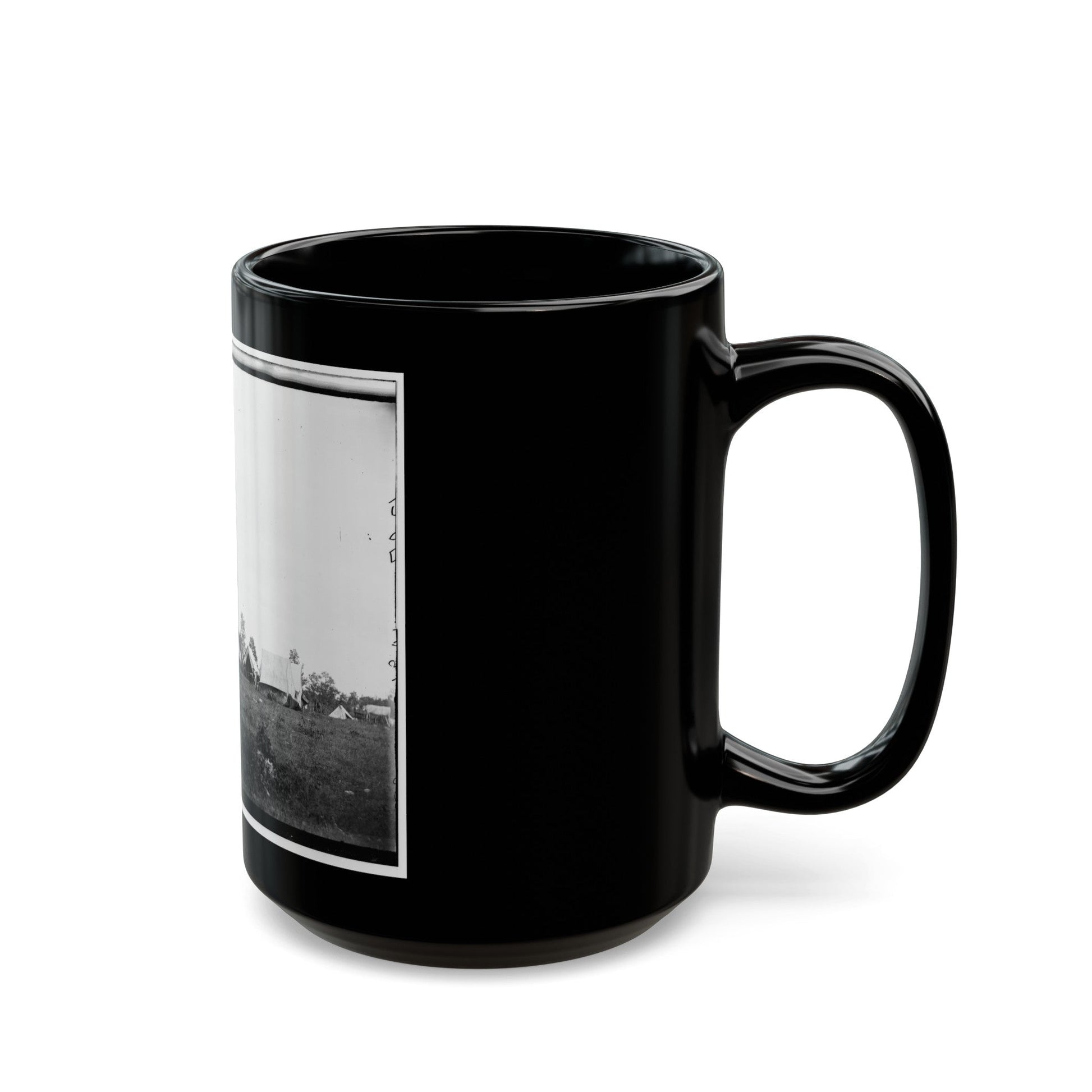 Untitled(10) (U.S. Civil War) Black Coffee Mug-The Sticker Space