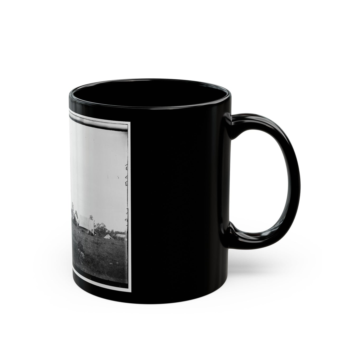 Untitled(10) (U.S. Civil War) Black Coffee Mug-The Sticker Space