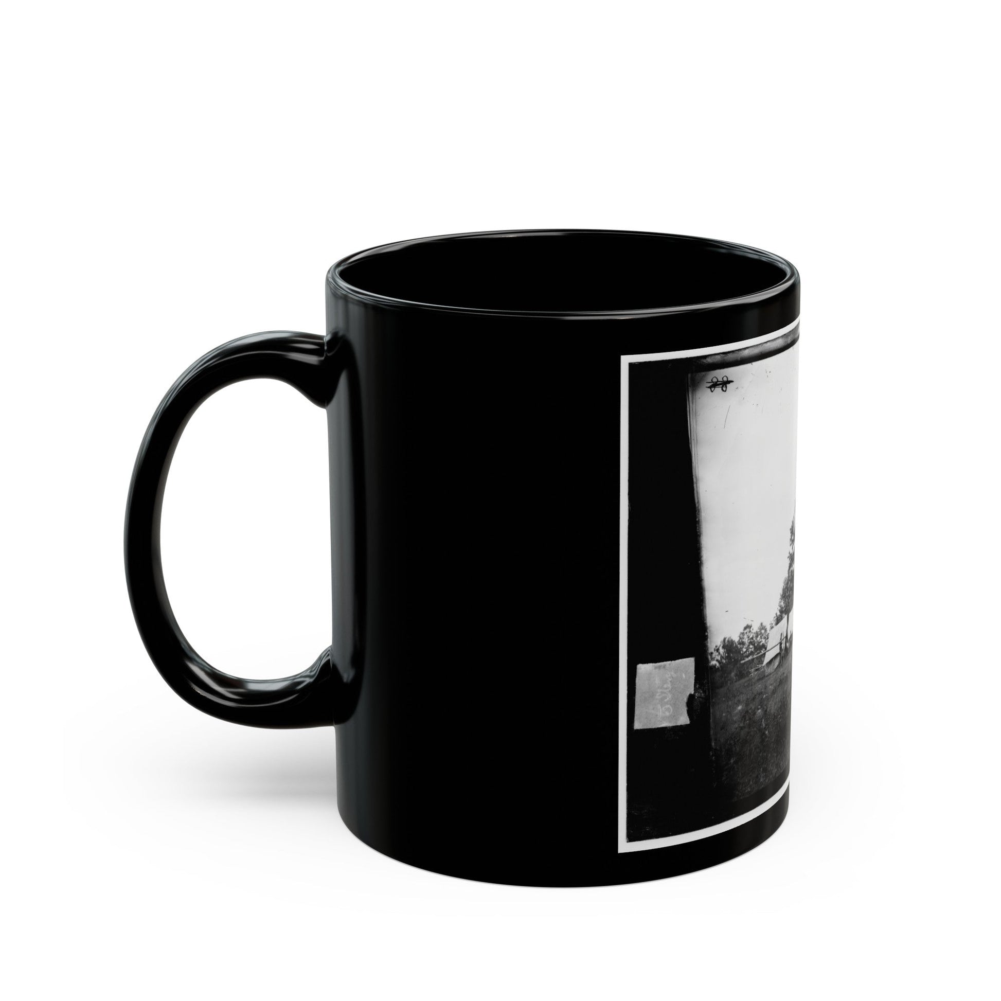 Untitled(10) (U.S. Civil War) Black Coffee Mug-The Sticker Space