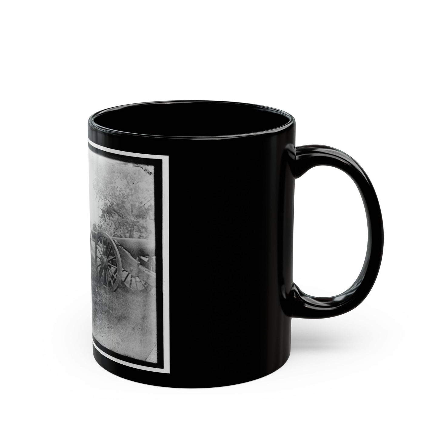 Untitled(11) (U.S. Civil War) Black Coffee Mug-The Sticker Space