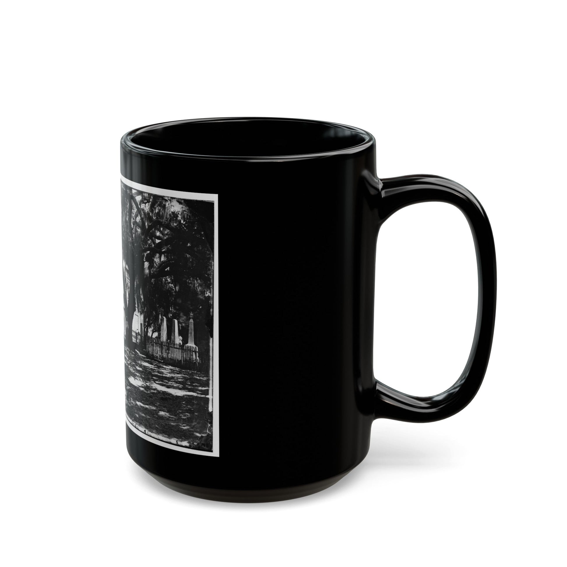 Untitled(12) (U.S. Civil War) Black Coffee Mug-The Sticker Space