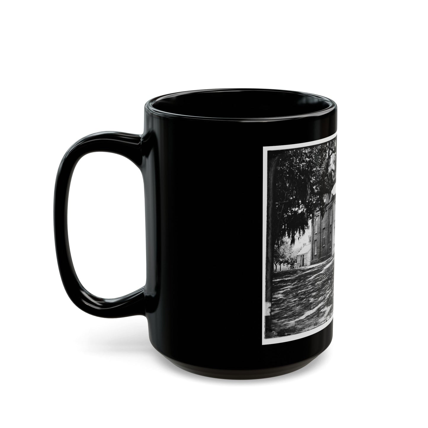 Untitled(12) (U.S. Civil War) Black Coffee Mug-The Sticker Space