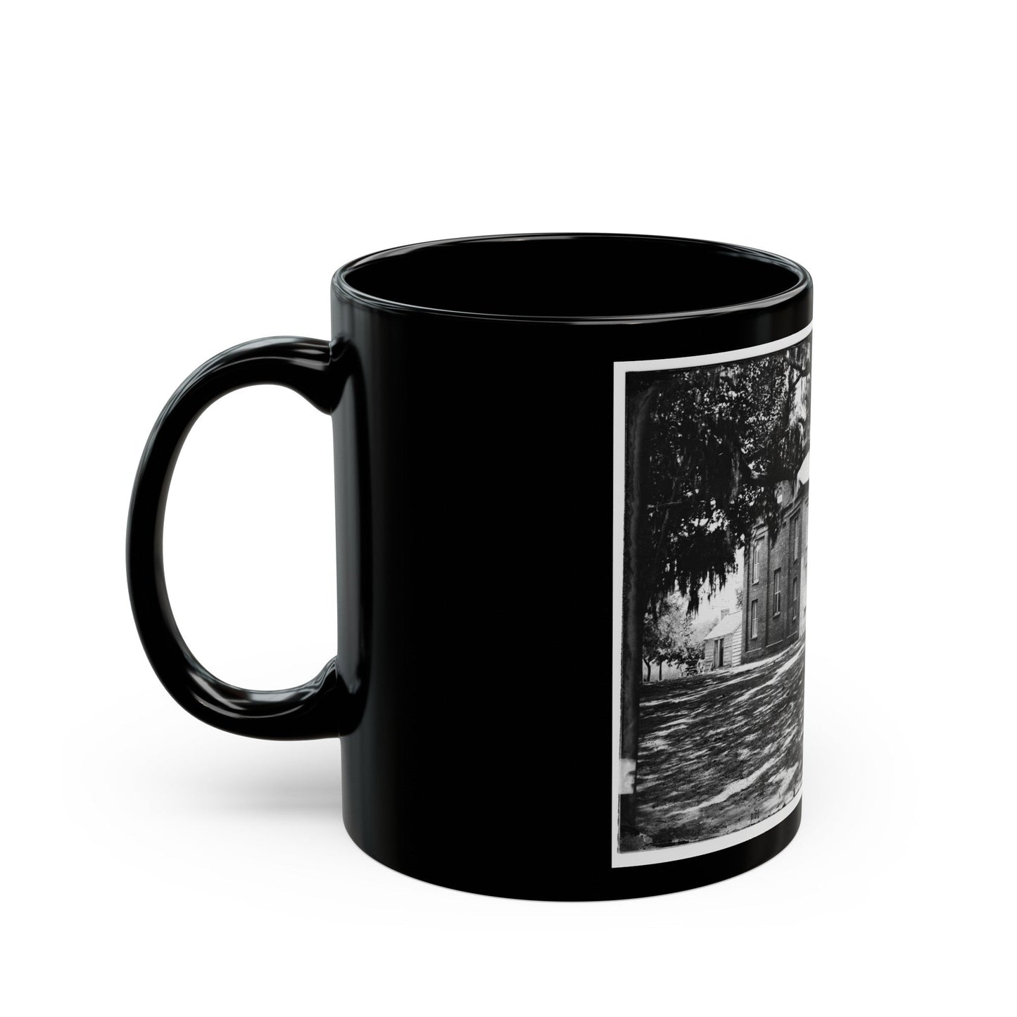 Untitled(12) (U.S. Civil War) Black Coffee Mug-The Sticker Space