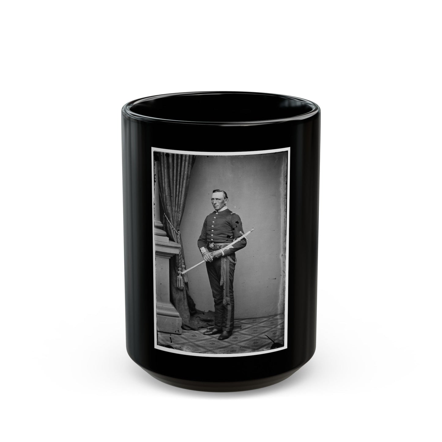 Untitled(2) (U.S. Civil War) Black Coffee Mug-15oz-The Sticker Space