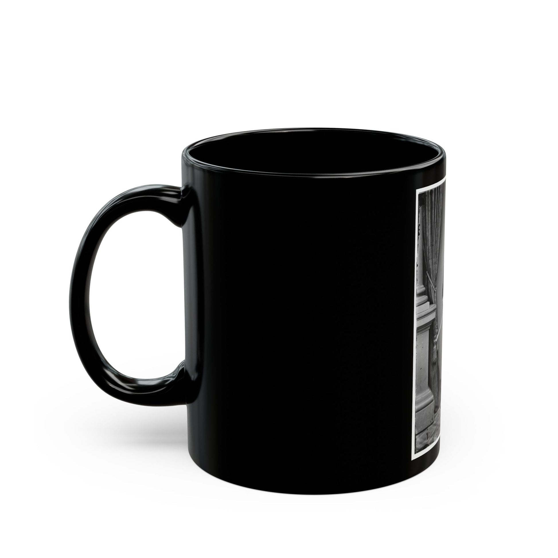 Untitled(2) (U.S. Civil War) Black Coffee Mug-The Sticker Space