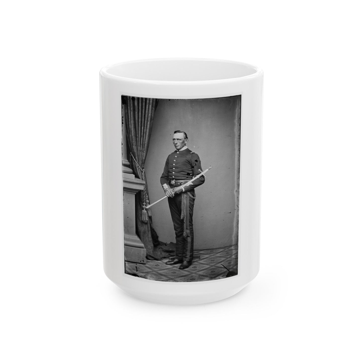 Untitled(2) (U.S. Civil War) White Coffee Mug-15oz-The Sticker Space