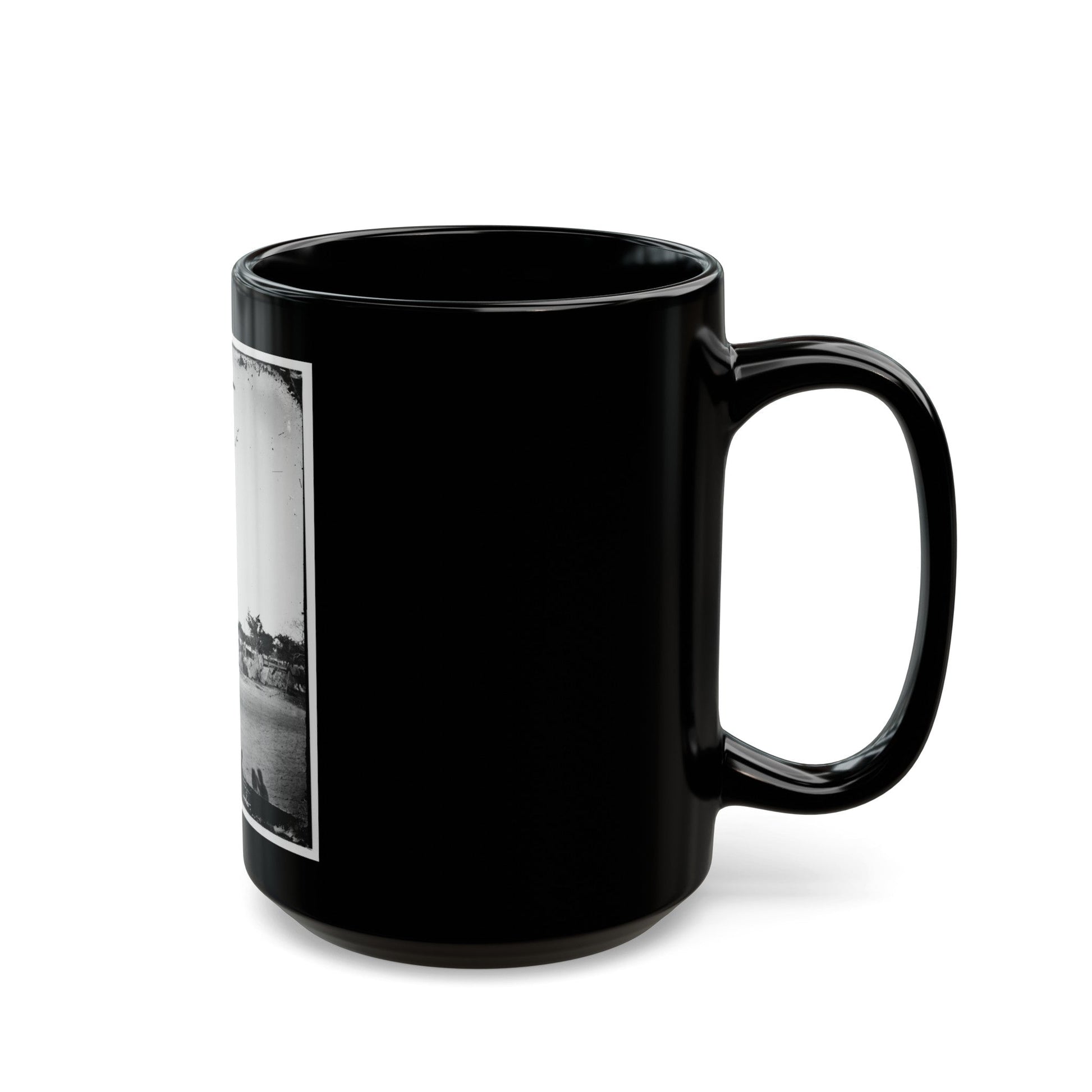 Untitled(4) (U.S. Civil War) Black Coffee Mug-The Sticker Space