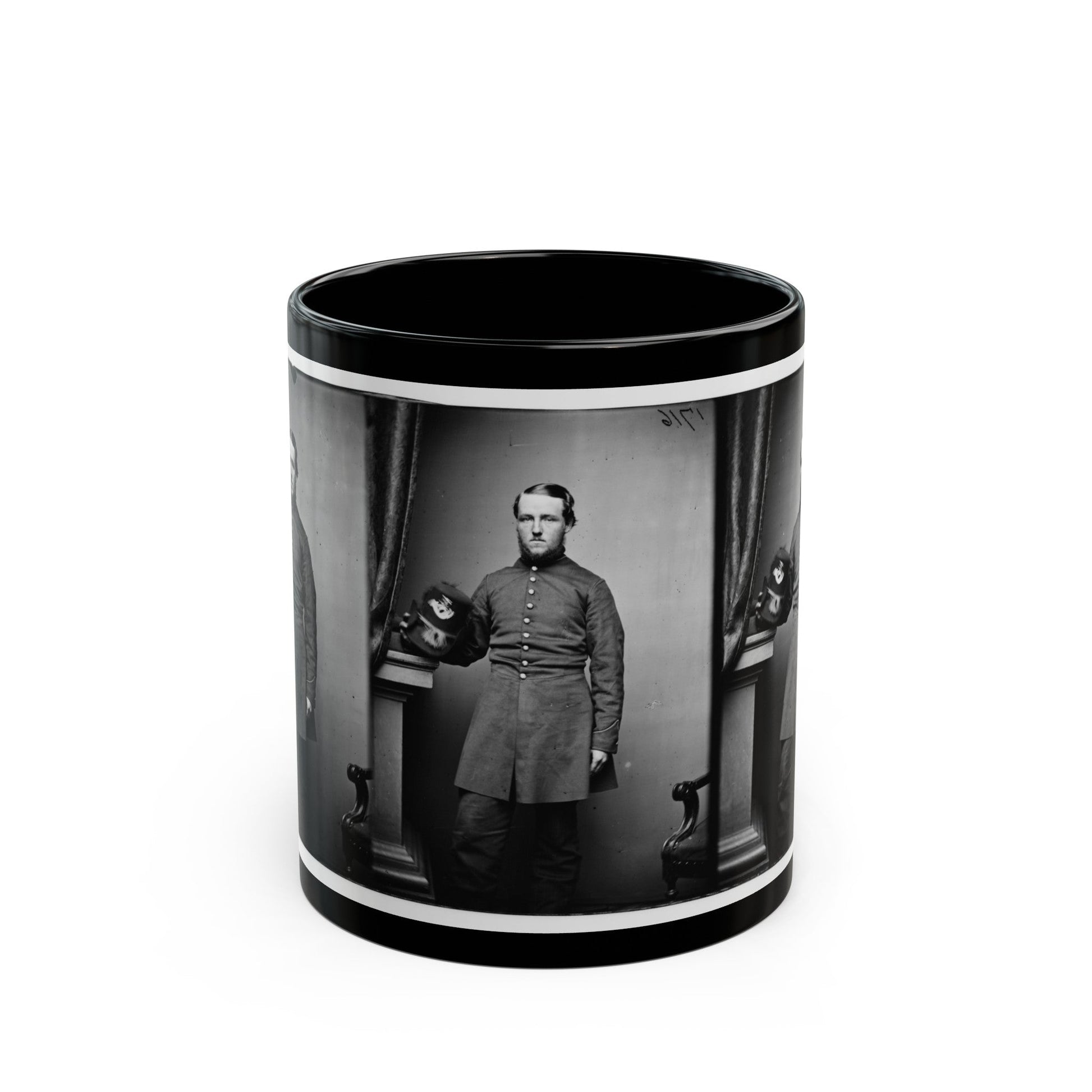 Untitled(5) (U.S. Civil War) Black Coffee Mug-11oz-The Sticker Space