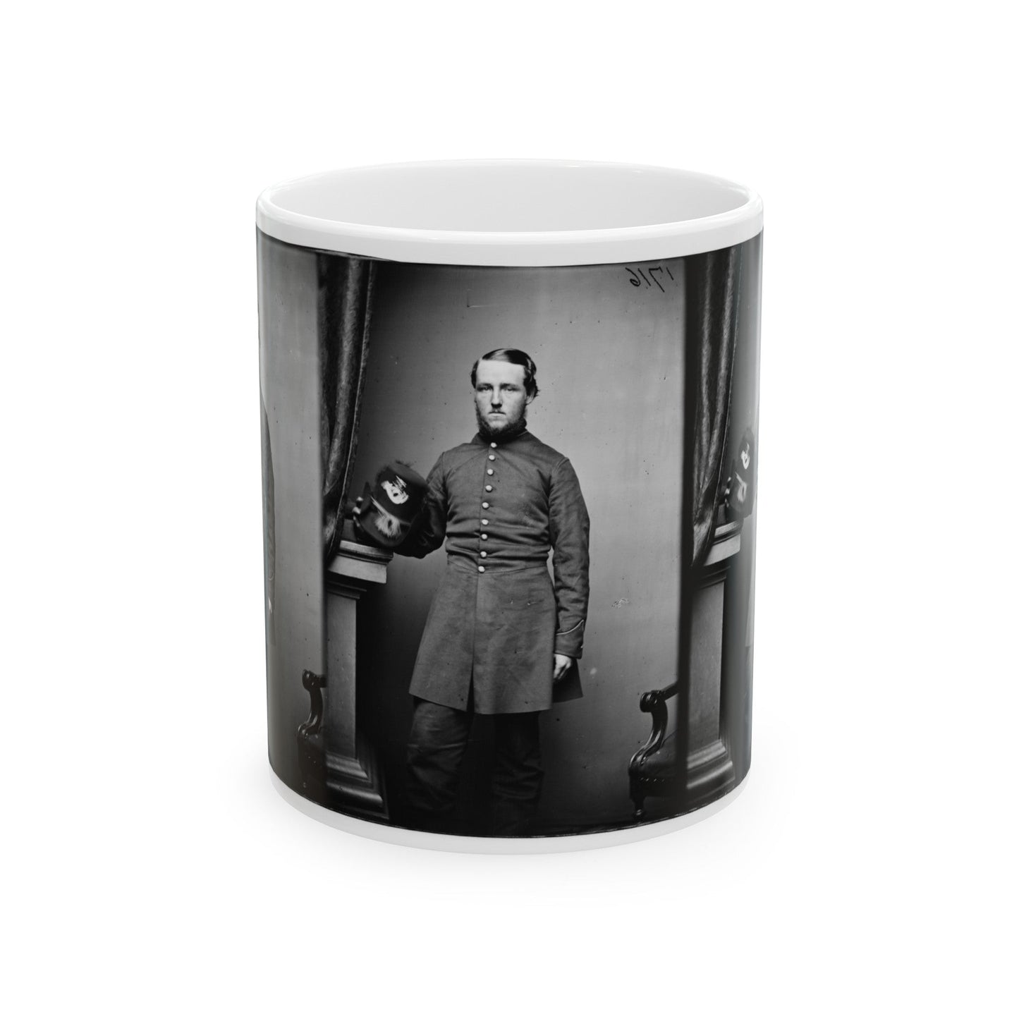 Untitled(5) (U.S. Civil War) White Coffee Mug-11oz-The Sticker Space