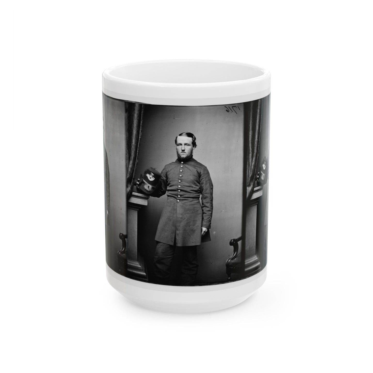 Untitled(5) (U.S. Civil War) White Coffee Mug-15oz-The Sticker Space