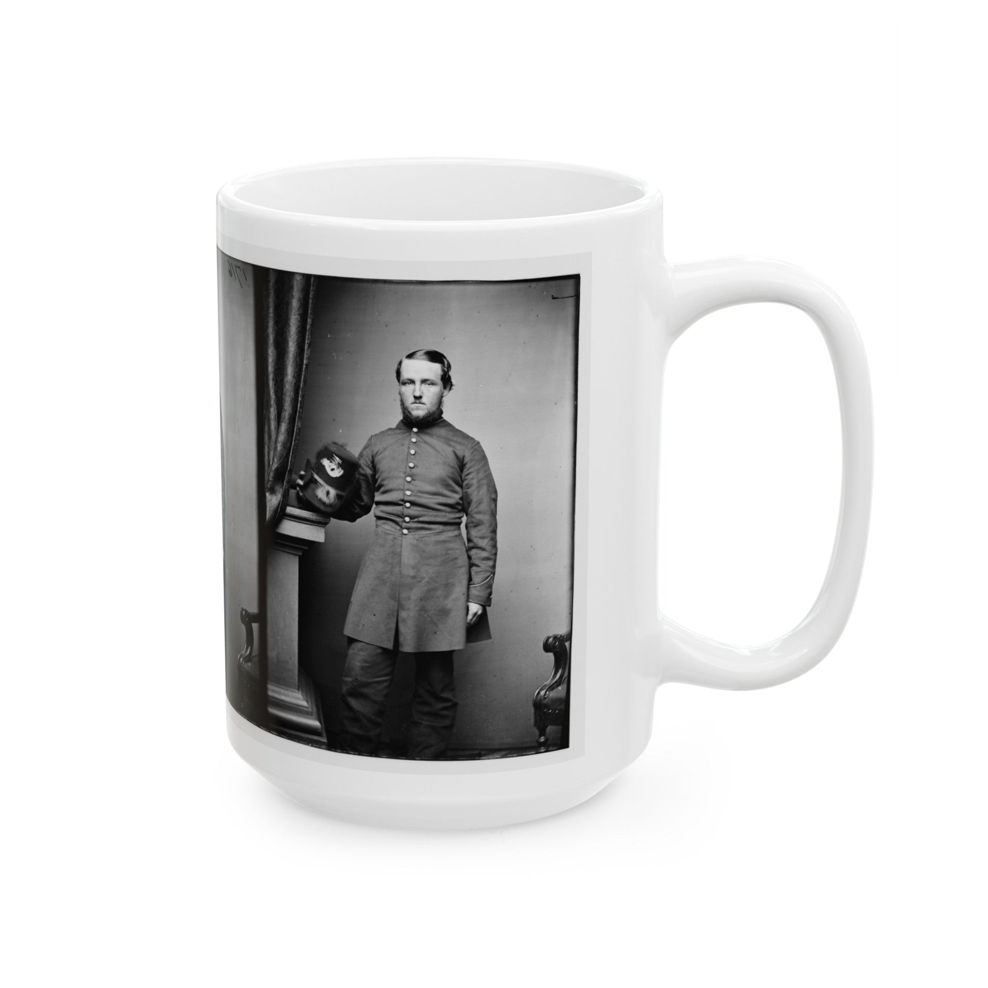 Untitled(5) (U.S. Civil War) White Coffee Mug-The Sticker Space