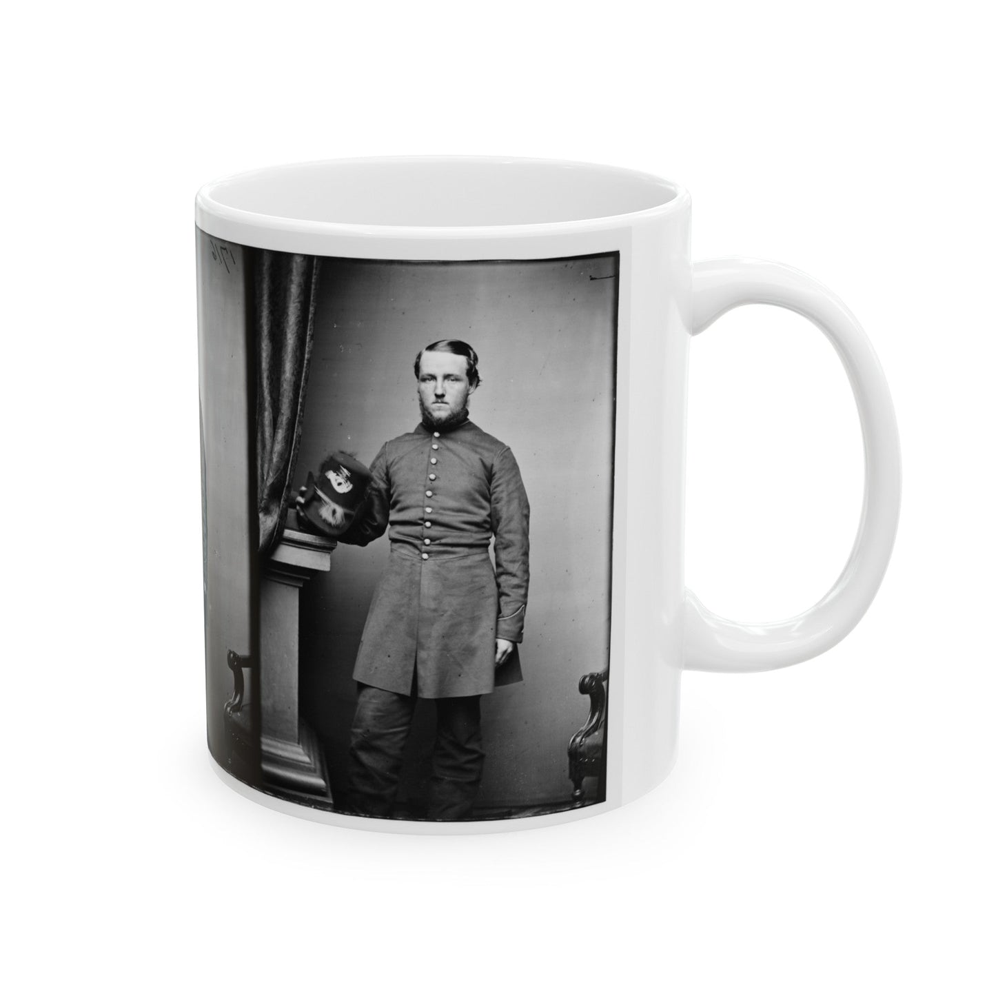 Untitled(5) (U.S. Civil War) White Coffee Mug-The Sticker Space