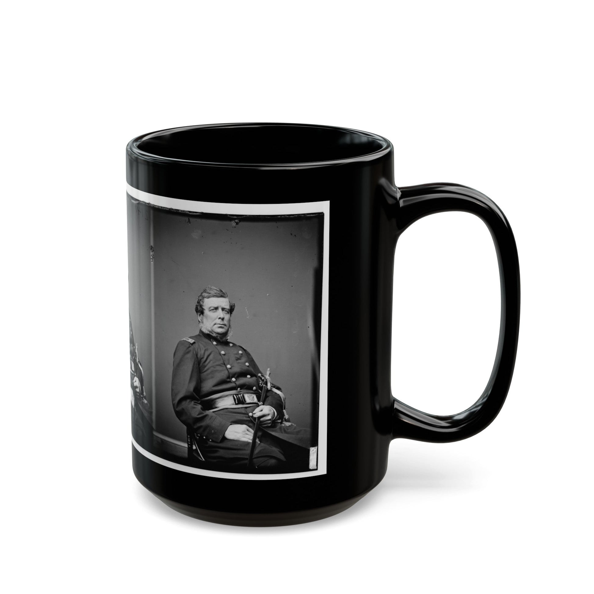 Untitled(6) (U.S. Civil War) Black Coffee Mug-The Sticker Space