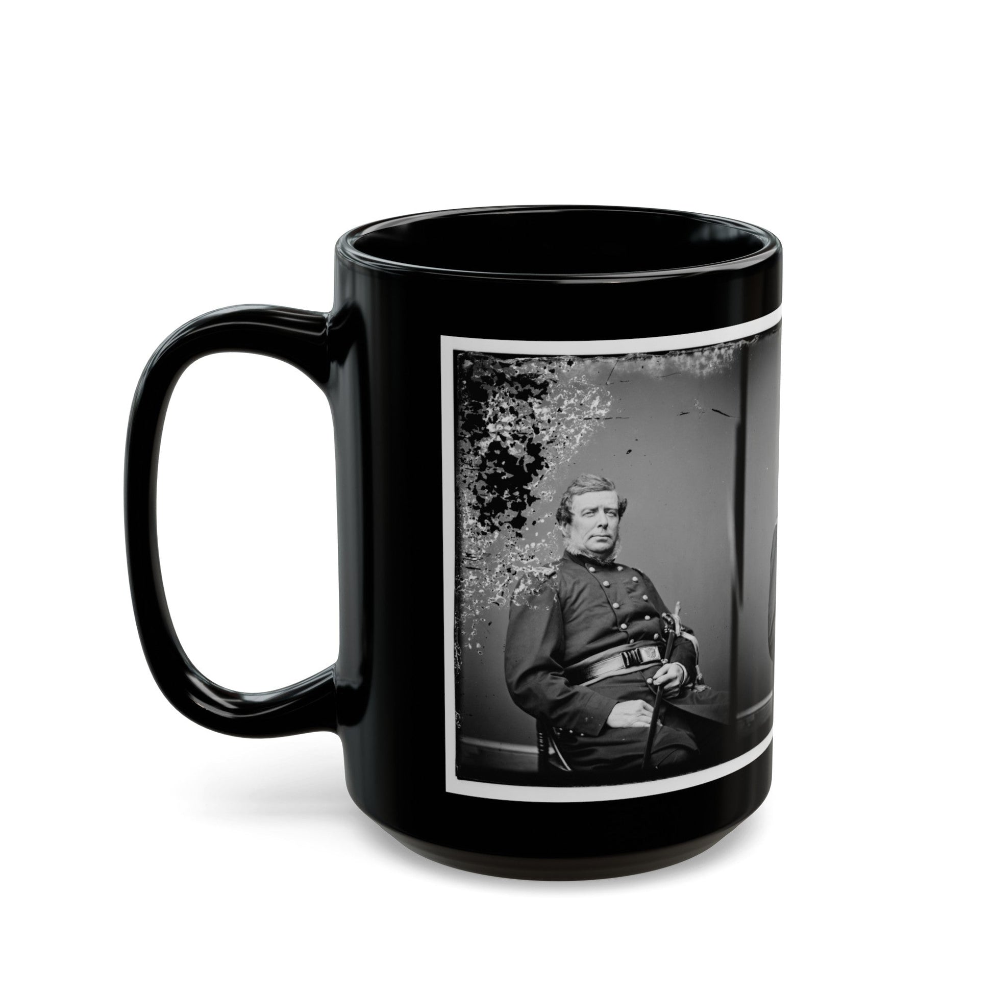 Untitled(6) (U.S. Civil War) Black Coffee Mug-The Sticker Space