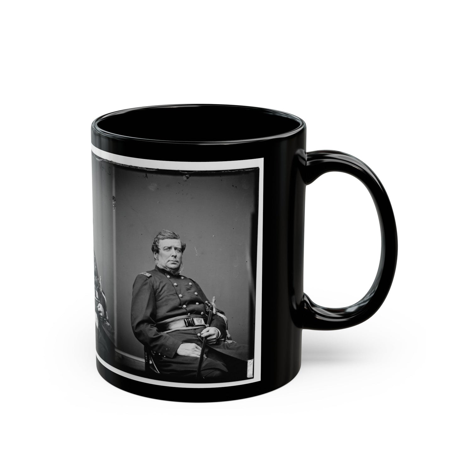 Untitled(6) (U.S. Civil War) Black Coffee Mug-The Sticker Space